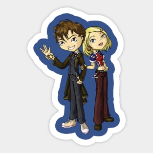 The Doctor and Rose Sticker